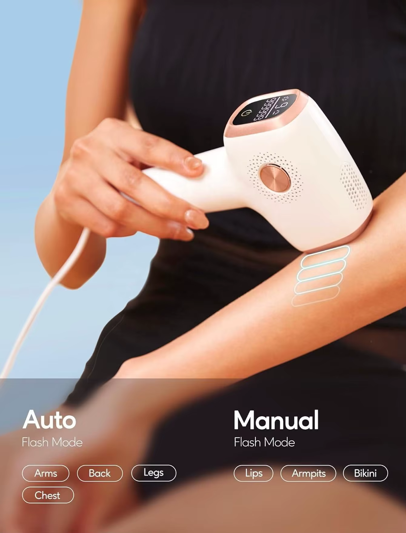 Épilation IPL avec fonction de soin de refroidissement par glace pour femmes permanente