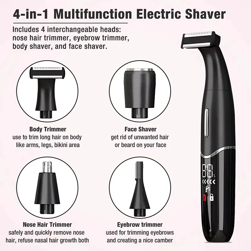 Zone intime coupe de cheveux rasoir de précision hommes ligne de Bikini boules