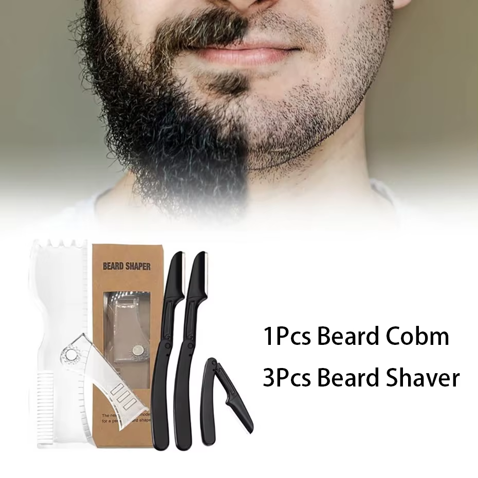Kit de peigne réglable pour façonner la barbe