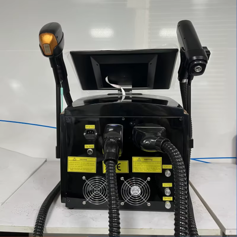 Soprano 808 Machine d'épilation et de tatouage au laser à semi-conducteur 2 en 1 avec 10 bandes cibles pour épilation indolore