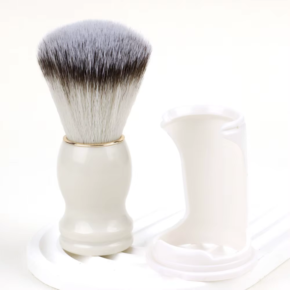 Brosse à raser professionnelle en poils de sanglier et manche en bois | Kit de toilettage pour hommes