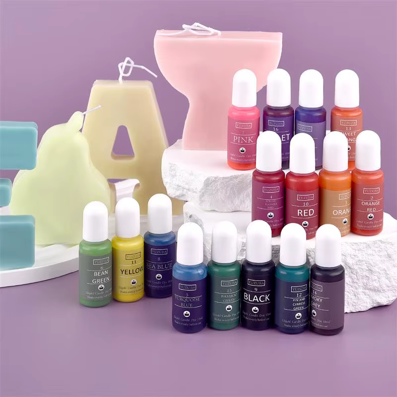 10 ml/bouteille bougie cire Pigments Non toxique