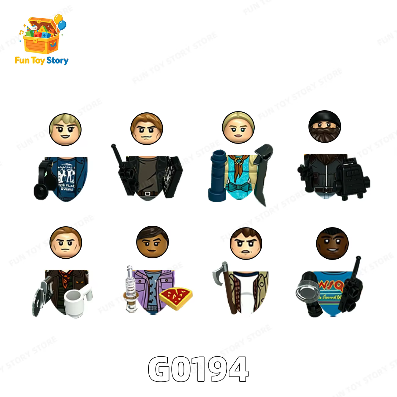Collection de figurines d'action à assembler sur le thème des personnages de films d'horreur pour les passionnés de cinéma et de télévision