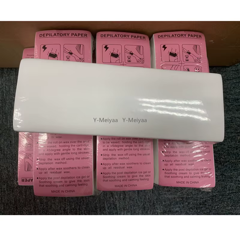 100/200/500/1000 pièces non tissé corps tissu cheveux enlever cire papier rouleau épilation épilateur