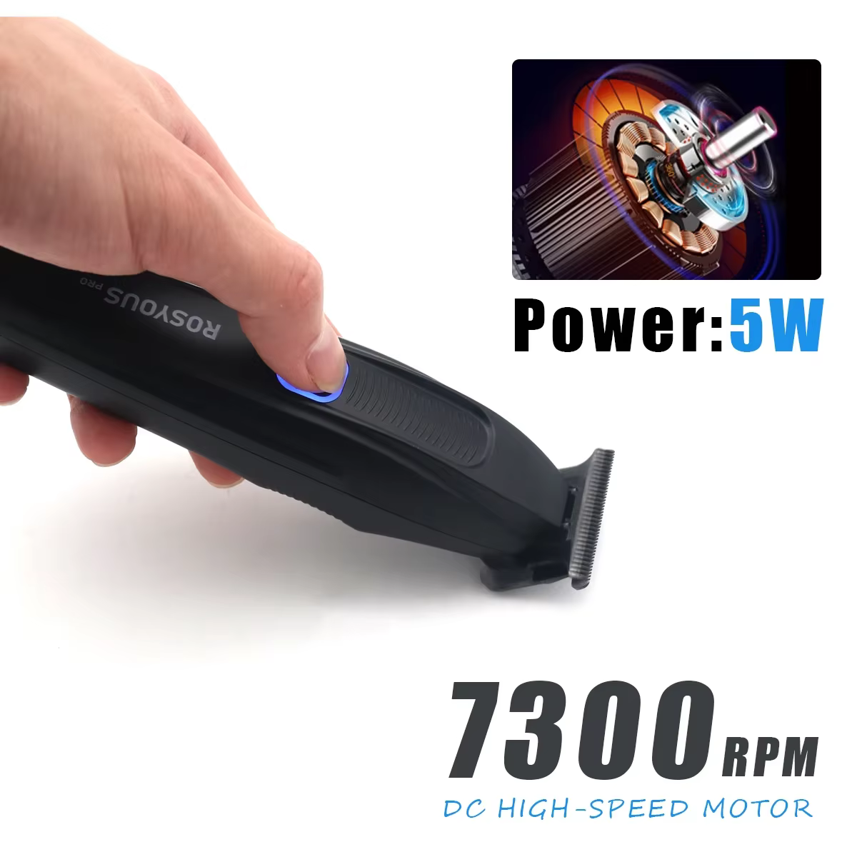 RS078 tondeuse à barbe pour hommes lame DLC