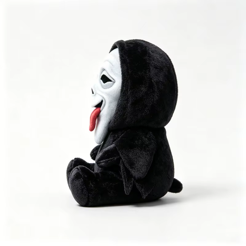 Peluche Ghostface, film d'horreur 6, poupée en peluche douce, décoration de fête d'Halloween, cadeau de collection pour les fans d'horreur, adulte