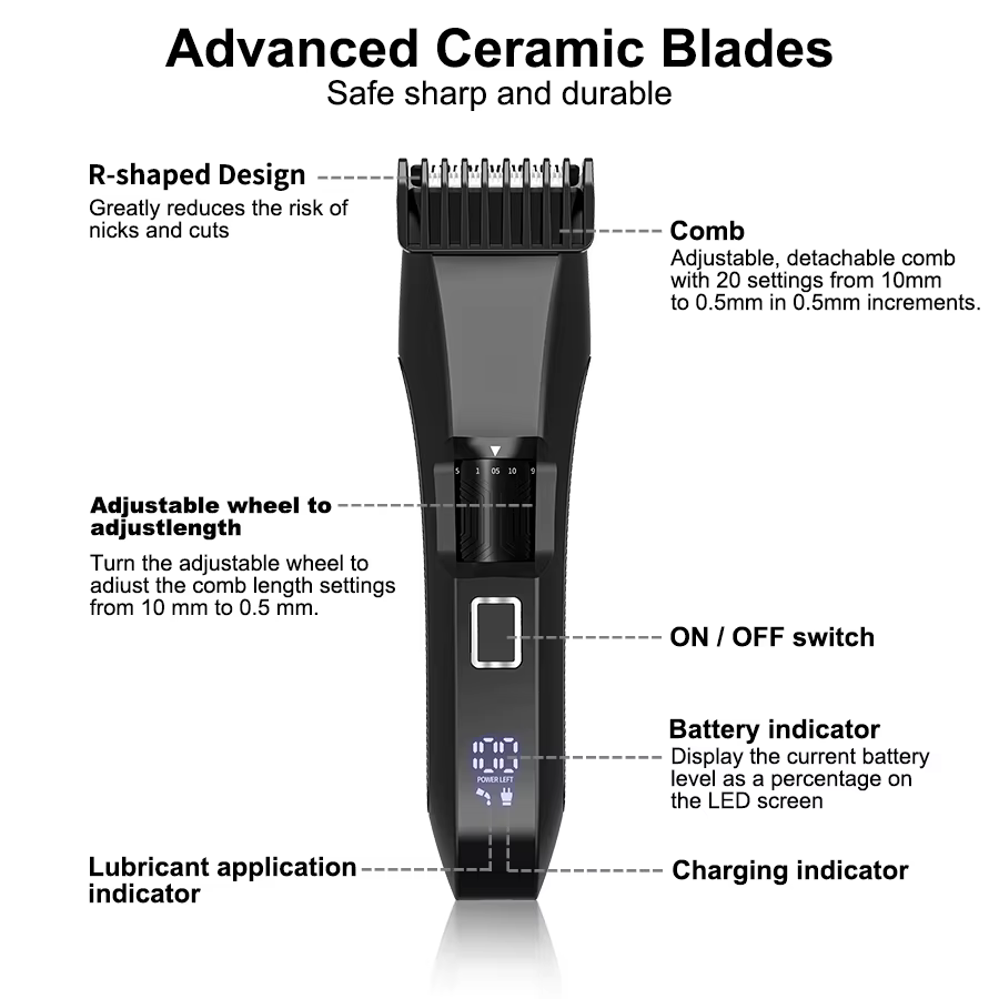 Tondeuse à barbe pour homme The Beard