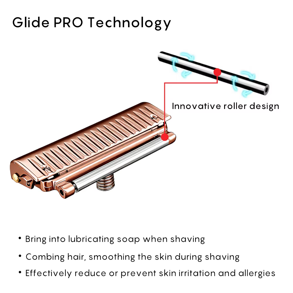 Shavcooo GP300 Glide 3.0 Pro Super rouleau rasage tête de rasoir universel M5 fil Double demi-lame