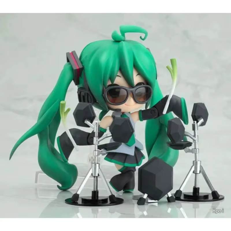 Nendoroid # 129 ABSOLUTE HMO Ver. Figurine d'anime en PVC mobile de 10 cm avec autocollants pour clavier, batterie et yeux