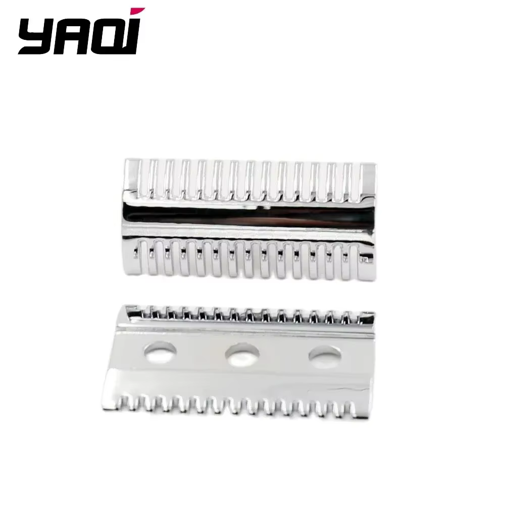 Tête de rasoir de sécurité pour hommes Yaqi Chrome Mellon pour raser les rasoirs