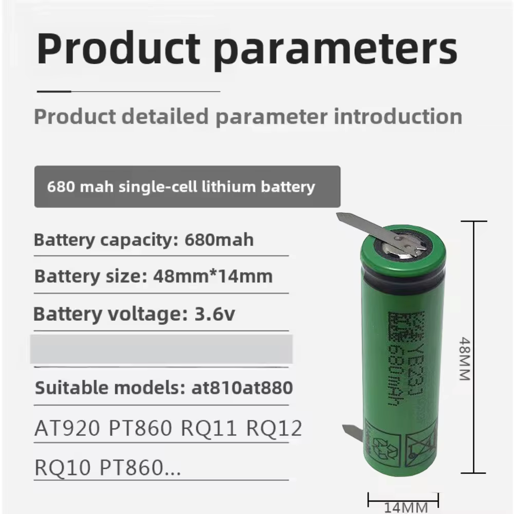 Batterie d'origine pour rasoir Philips AT800 AT810 AT811 AT814 AT815 AT830 AT875 AT880 AT890 AT895 AT920 AT921 AT926 AT927 AT940