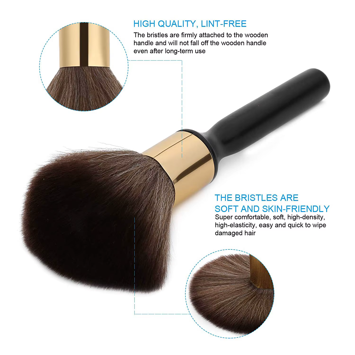 Brosse douce de barbier pour la coupe de Salon