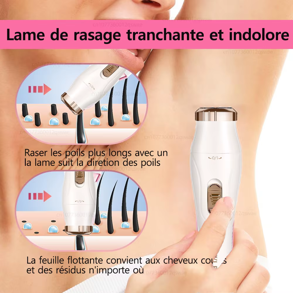 Rasoir électrique pour femmes