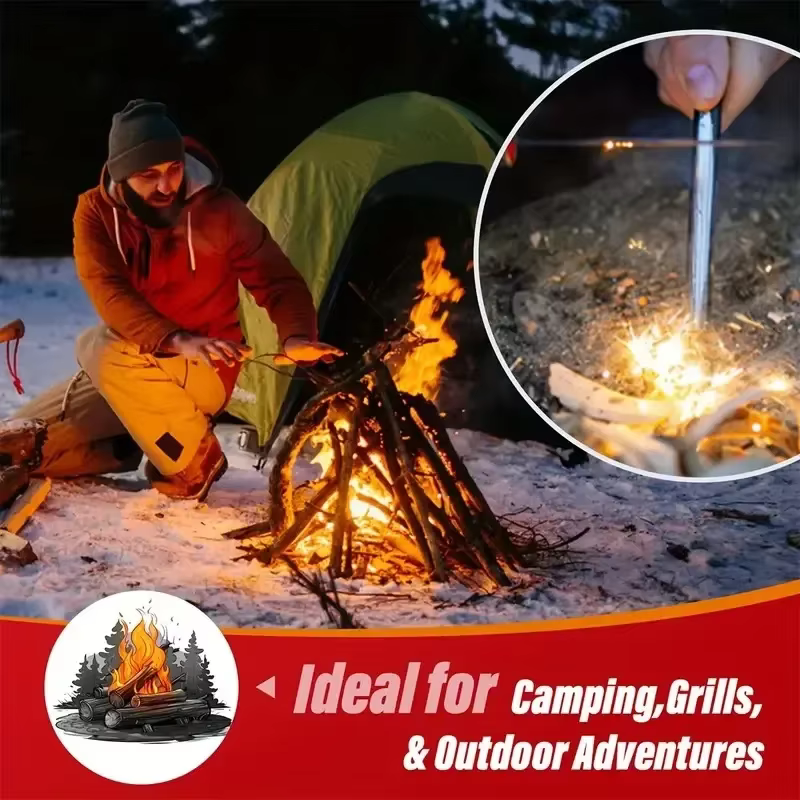 Allume-feu naturel 30/100 pièces, bâtonnets en bois ciré, adaptés aux foyers, barbecues, fours à cheminée, allumage du charbon de bois
