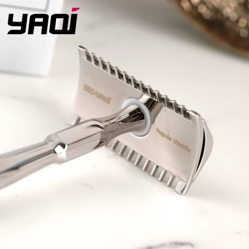 Vente Flash 2026 ! Rasoir de sécurité professionnel YAQI PAGODA MIRABILIS en acier inoxydable