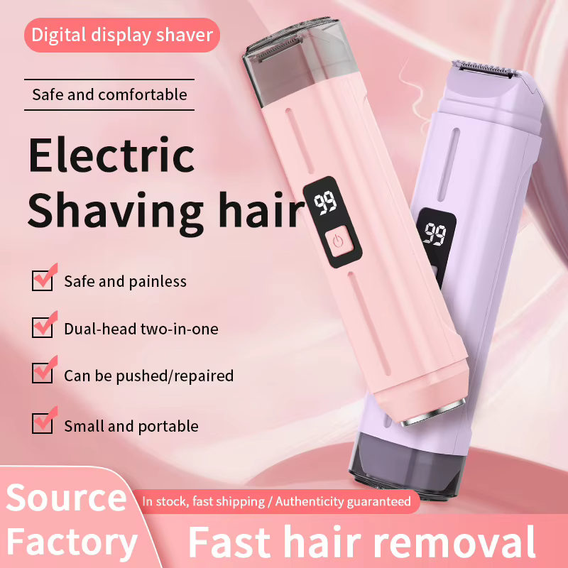 Rasoir électrique 2 en 1 pour femmes