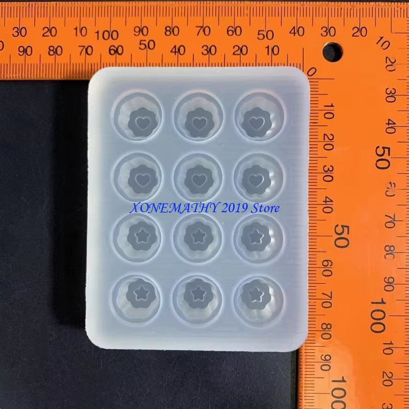 F42F – moule remplissage en Silicone pour sable mouvant, pour fabrication bijoux, pendentifs, porte-clés