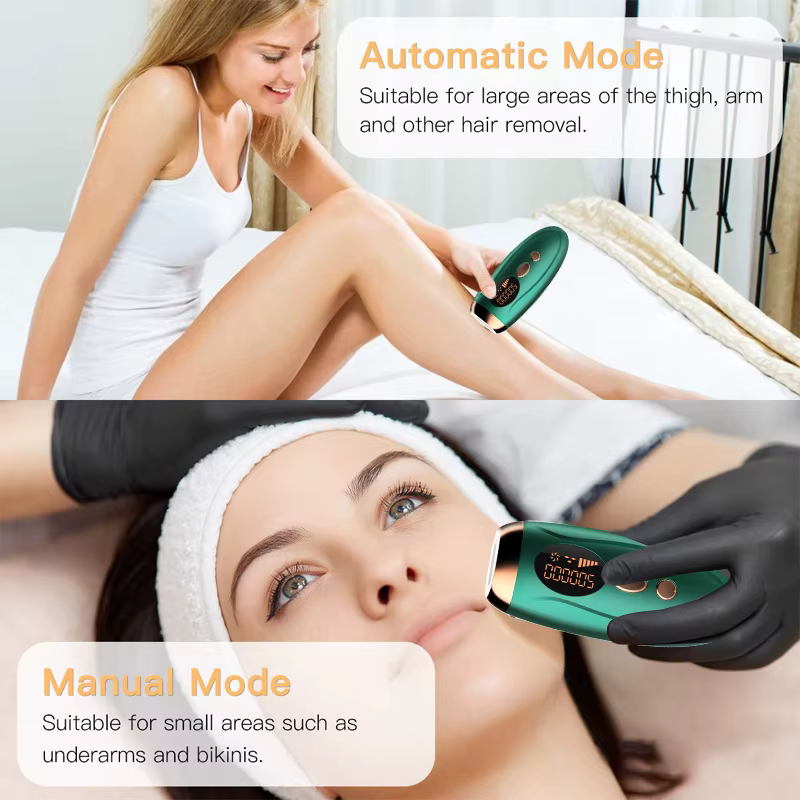 L'appareil laser à diode électroluminescente IPL portable le plus populaire pour l'épilation permanente à domicile pour les femmes