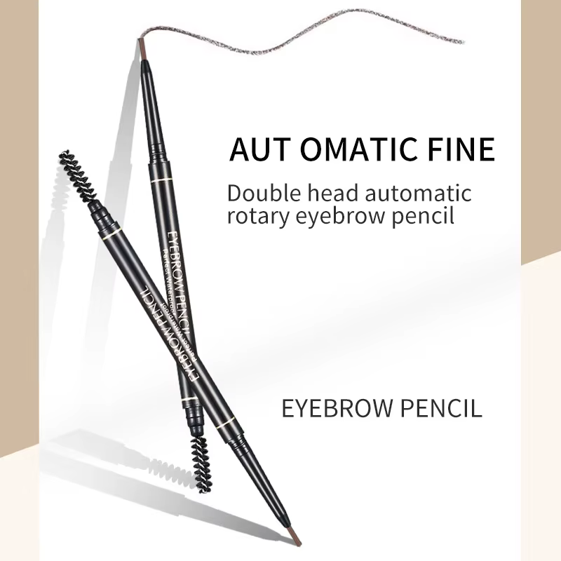 Crayon à sourcils fin de 1.5mm avec rotation automatique à double tête