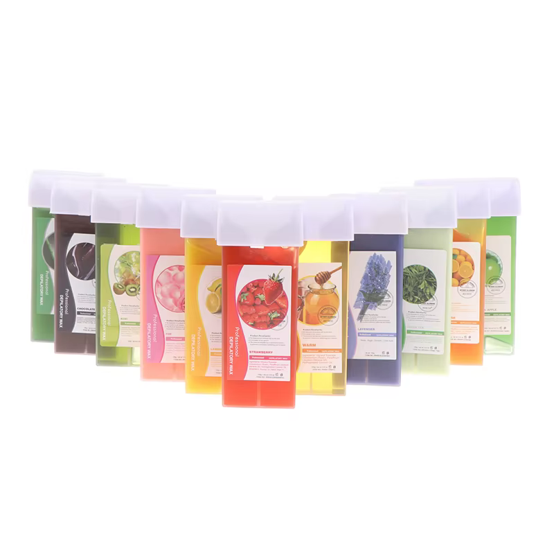 Cartouche dépilatoire pour bikini, 100g, avec rouleau, crème chaude, réchauffeur