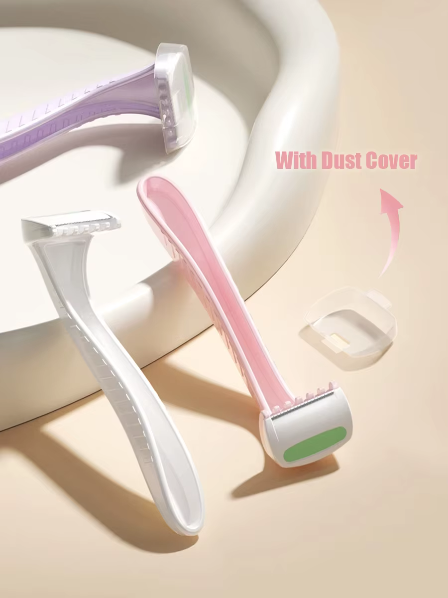 Mini Rasoir Portable Épilateur 3 Couleurs Sûr et Doux pour Zone Bikini