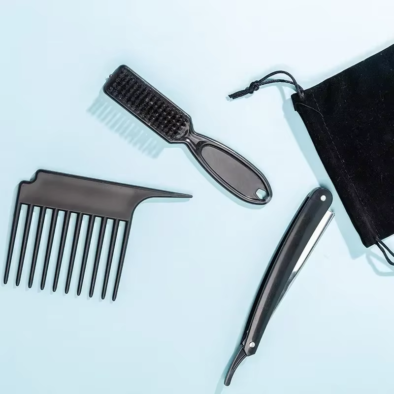 Outil de soin de barbe trois pièces