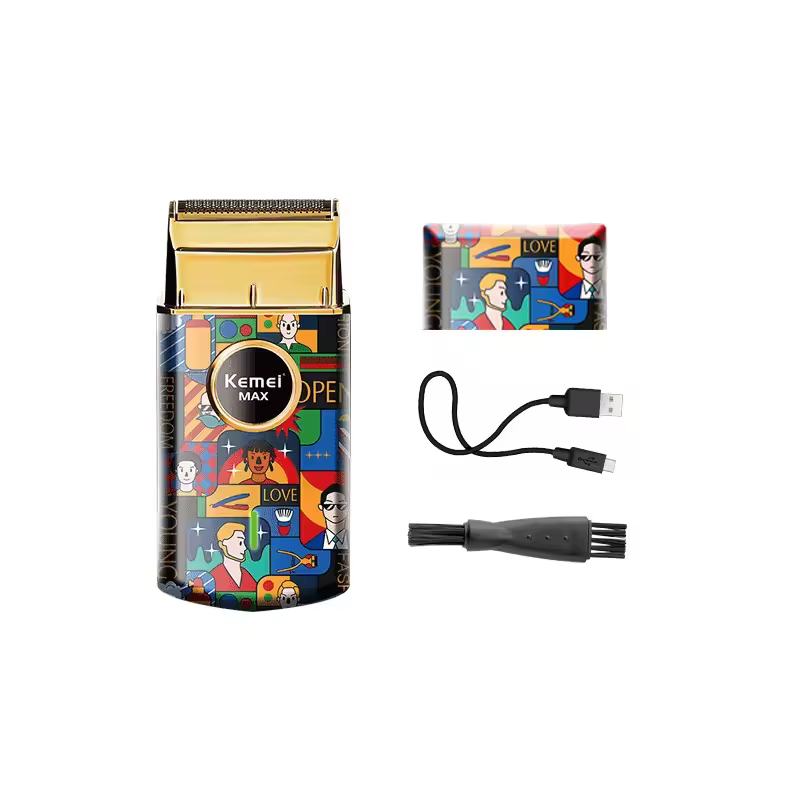 Kemei KM-RS7098 Mini rasoir électrique Portable pour hommes