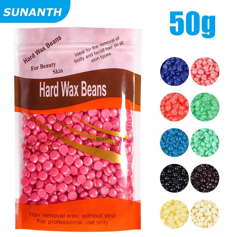 Perles de cire d'épilation 500g/200g/50g pour chauffe-cire épilation indolore