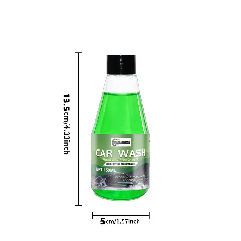 Cire de lavage auto haute mousse 150 ml, shampoing nettoyant pour voiture à mousse riche, nettoyage en profondeur, protection de la peinture, amélioration de la brillance et céramique