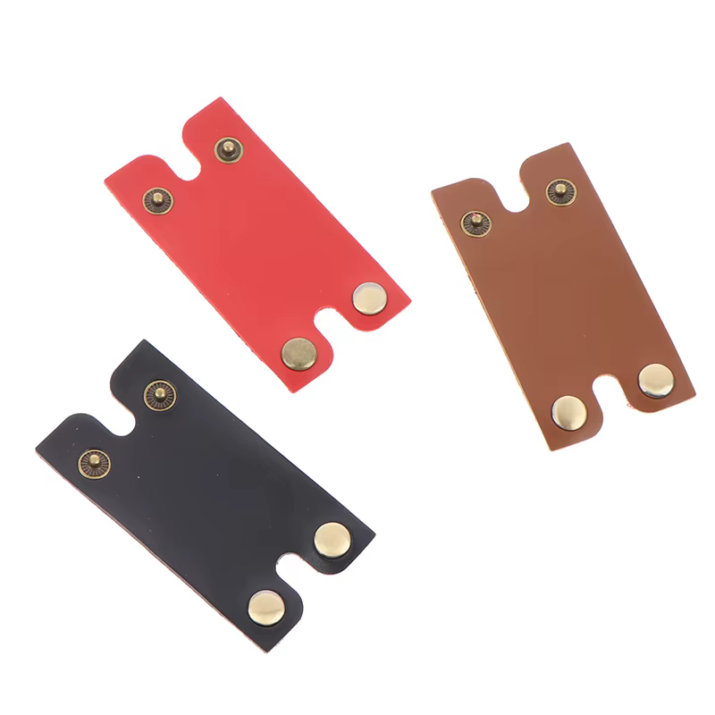Juste de protection pour tête de rasoir pour hommes, housse de protection pour rasoir de sécurité, housse de protection en cuir, cadeau pour homme, 3 couleurs, 1PC