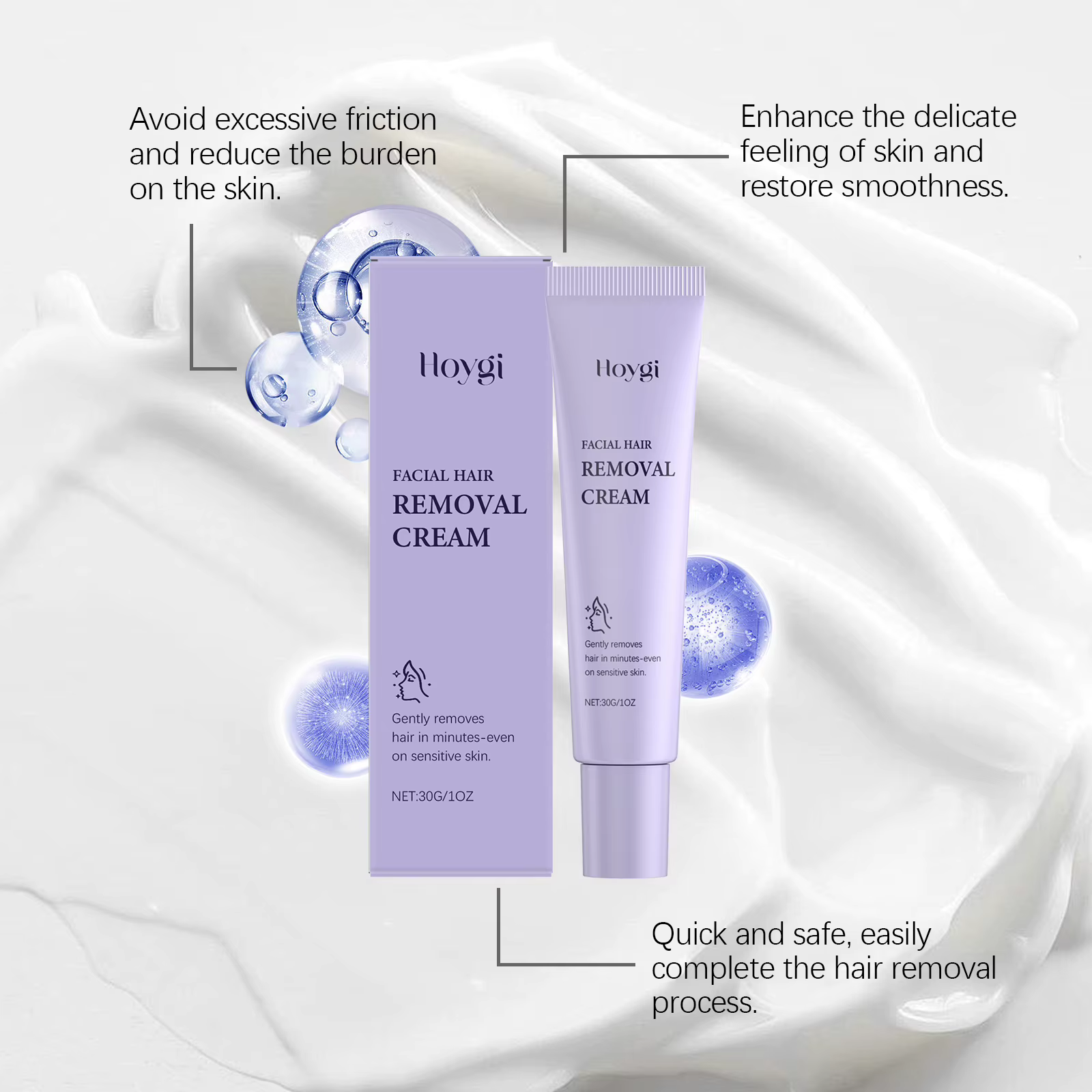 Crème dépilatoire rapide en 3 minutes