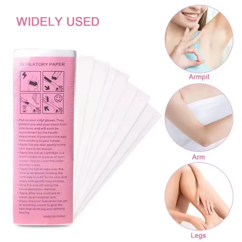 Bandes d'Épilation en Tissu Non Tissé de Haute Qualité