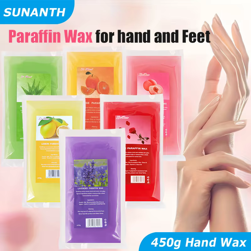 450g/200g cire de paraffine mains et pieds