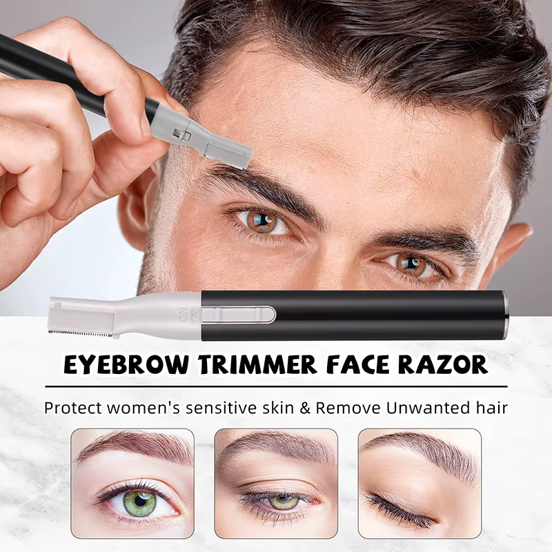 Mini rasoir électrique pour sourcils et épilateur pour le visage
