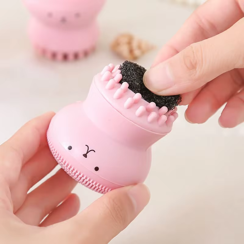 Brosse de nettoyage du visage en Silicone