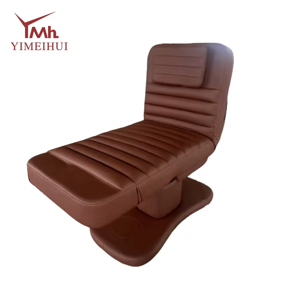 Fauteuil de beauté électrique de luxe à 3 moteurs avec table de massage facial réglable et lit pour extensions de cils pour salon de beauté Camilla
