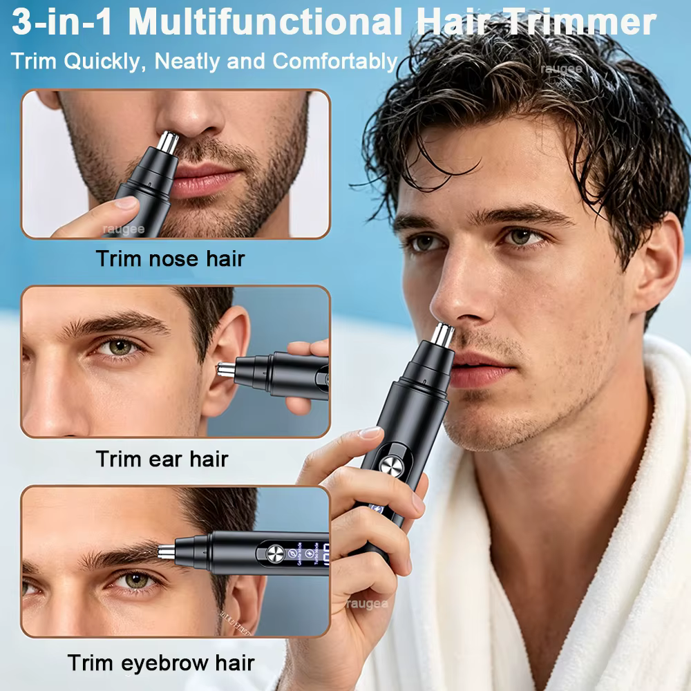 Tondeuse à poils de nez électrique pour hommes