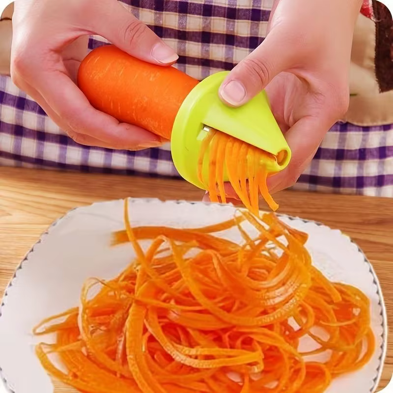 Broyeur rotatif de cuisine, éplucheur manuel en spirale, trancheur de légumes, râpe à fruits, pommes de terre, radis, Gadgets de cuisine, accessoires de cuisine