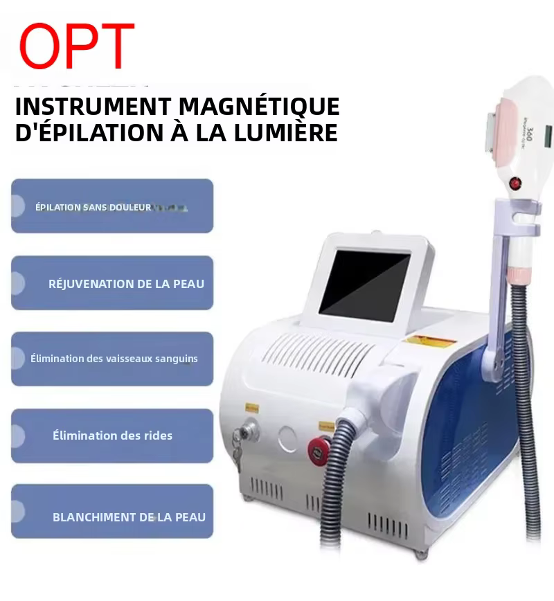 Appareil portable IPL OPT Laser 600 000 impulsions pour l'épilation