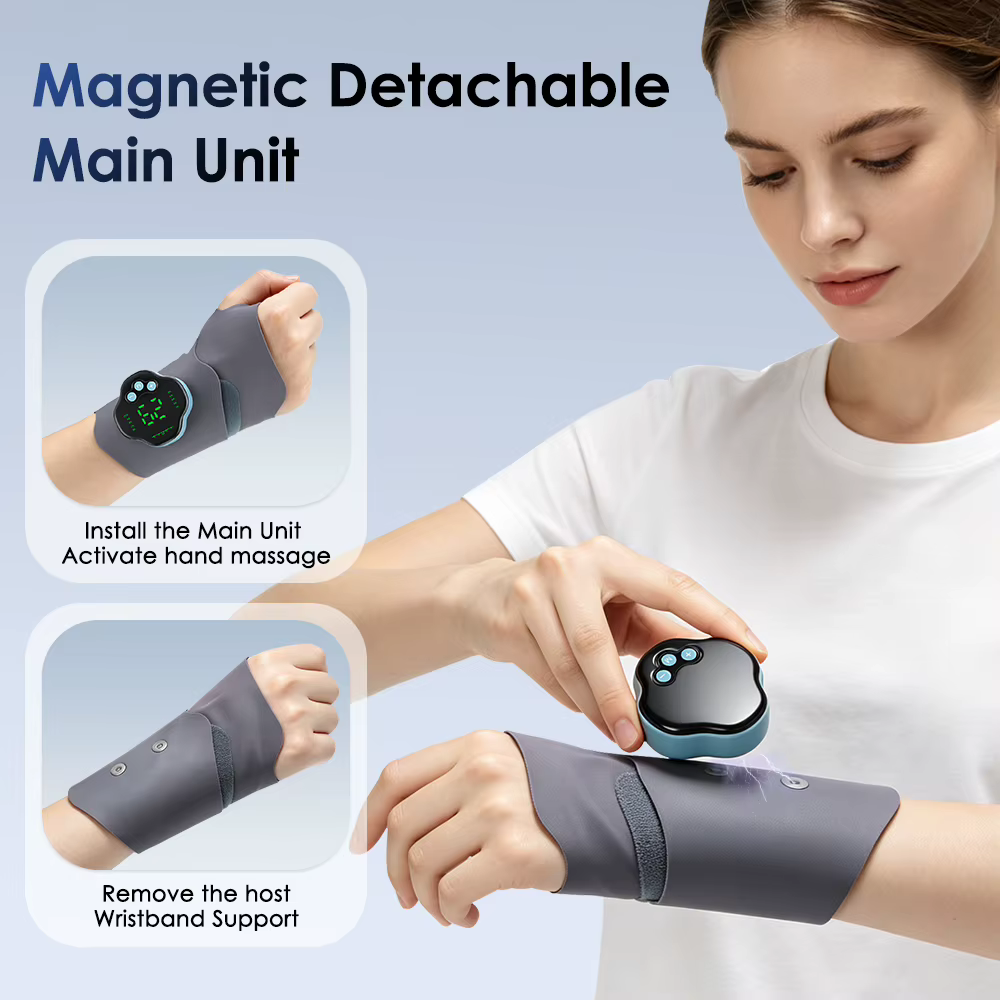 Masseur électrique pour les mains avec micro-courant EMS