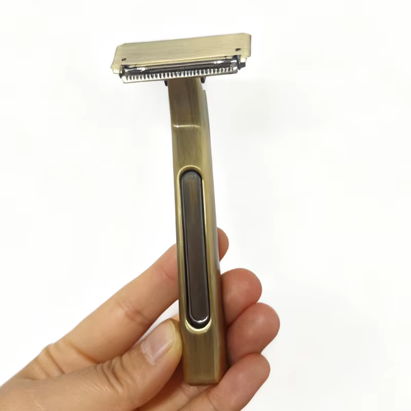 Rasoir de sécurité à Double tranchant avec 10 lames à bord unique pour hommes