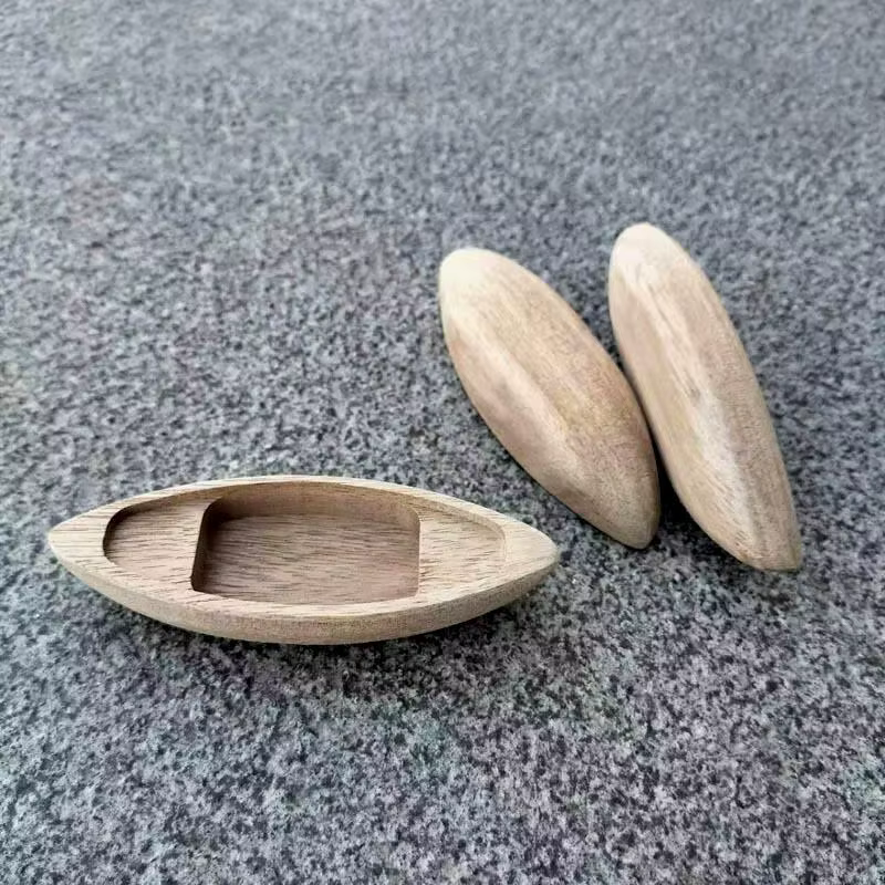 Modèle de canoë miniature en bois, bateau de pêche vintage, décoration artisanale rustique pour le bureau, la réception, la maison