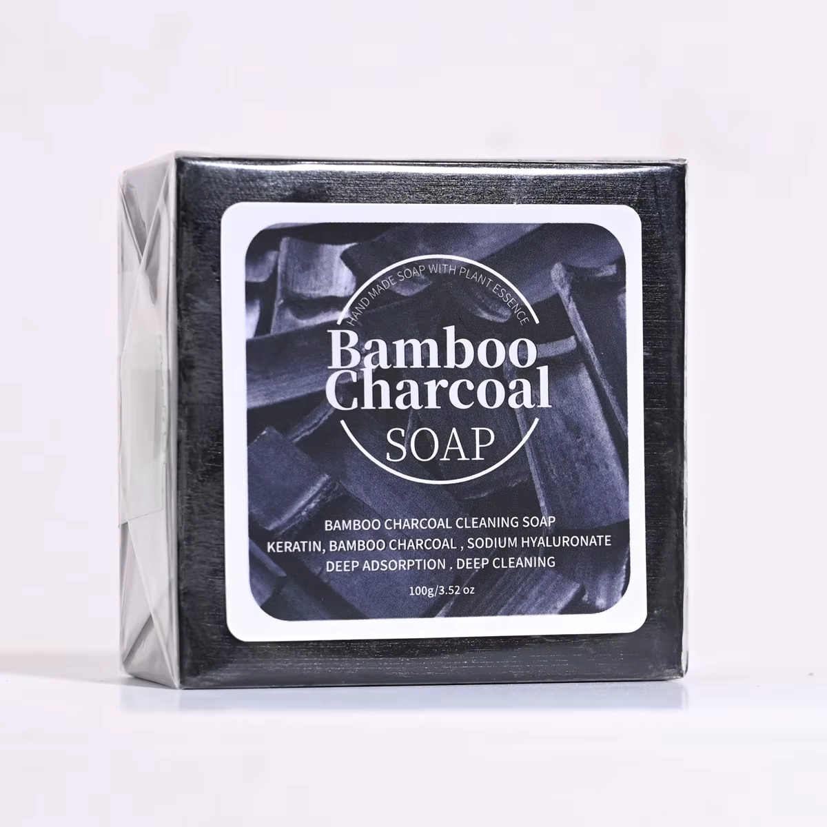 Savon artisanal au charbon de bambou B+100G