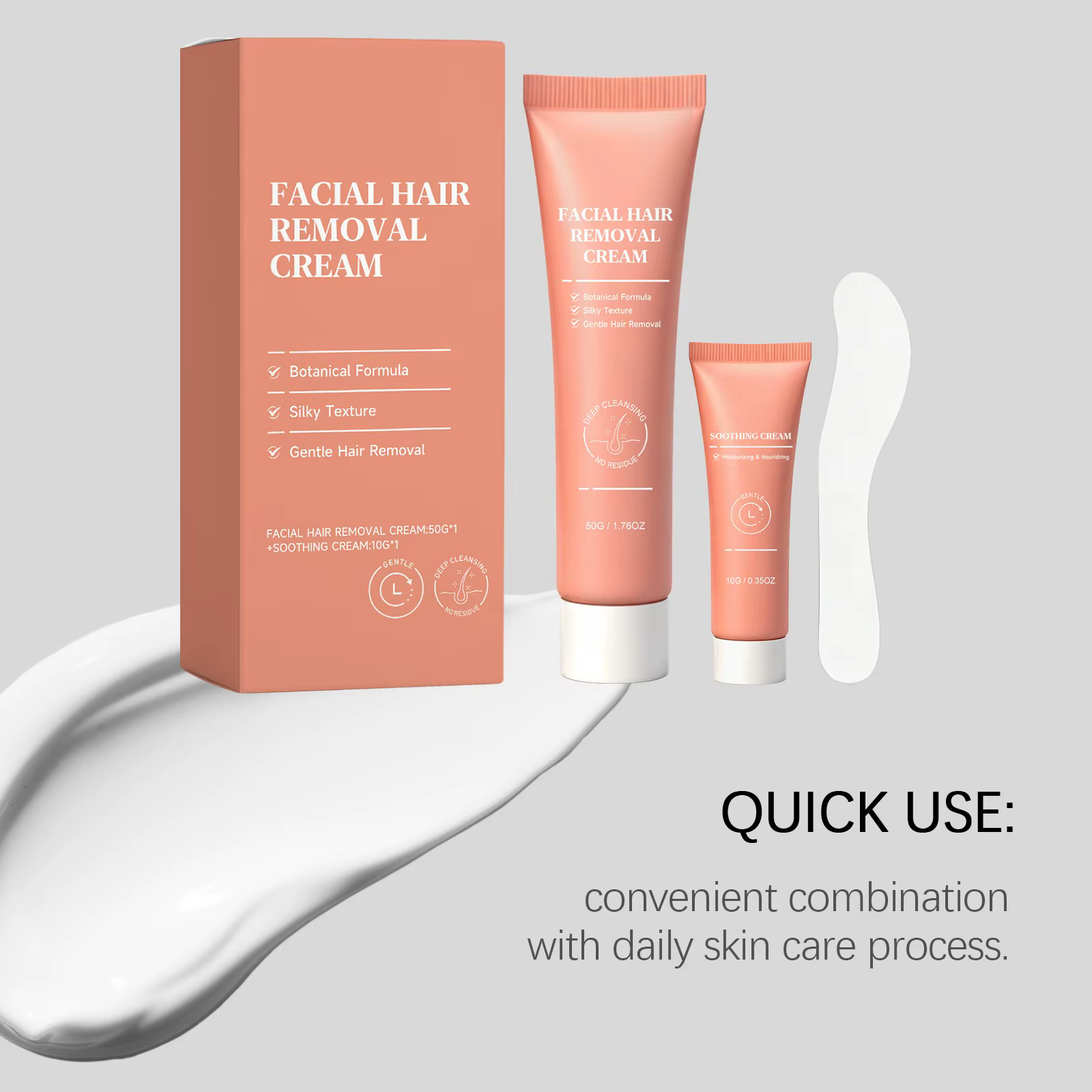 Crème dépilatoire 50g pour le visage