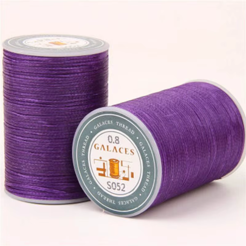 Fil ciré de 0,8 mm x 90 m pour réparation, couture de cuir, couture à la main, fil DIY pour étuis, arts et artisanat, outil d'artisanat