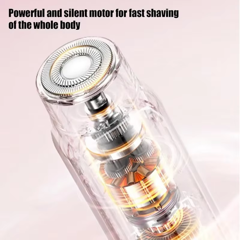 Épilateur électrique double tête rechargeable pour femme