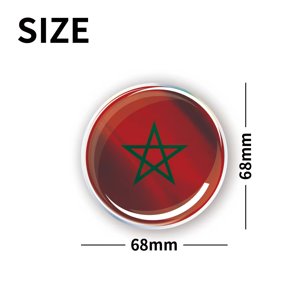 Autocollant de voiture en époxy Laser drapeau du Mozambique du mexique, autocollant 3D pour réservoir de moto, étui à autocollants, accessoires à forte adhérence