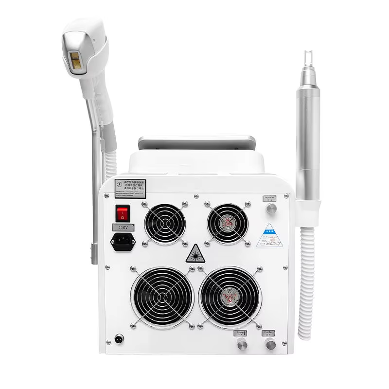 Machine professionnelle 2-en-1 pour l'épilation au laser diode et le détatouage