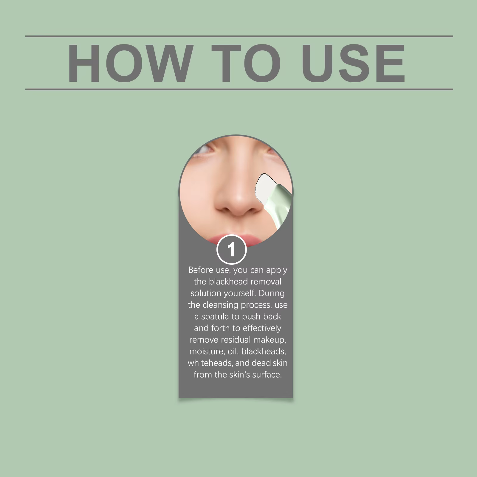 Spatule professionnelle pour le visage