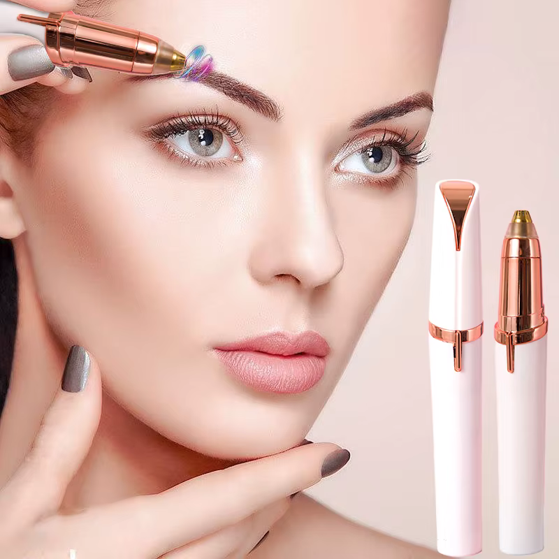 Tondeuse électrique femmes crayon à sourcils épilation automatique beauté batterie modèle